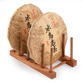 雞翅木五格陳列架